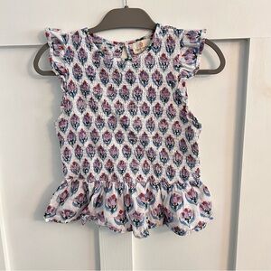 Perry Walker Collective Block Print Penny Top